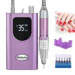 Professional 35000 Rpm Electric Nail Drill - Rechargeable & Portable, Violet. Fixed Price $108.99.
