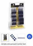 Andis 8-PIECE Hair Clipper Comb Attachment Guards Blue Easy-attach Mpn 12990. Fixed Price $13.00.