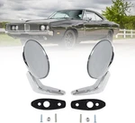 PAIR(2) Chrome Door Mirrors Outside Exterior Rearview Standard Size. Fixed Price $65.60.