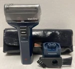 Panasonic ES868 Rechargable Electric Wet/dry Shaver Razor Kit Case Vtg Euc Htf. Fixed Price $29.99.