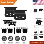 Precision Steel Replacement Blades For Andis Trimmers - Set Of 2 With Combs. Fixed Price $21.99.