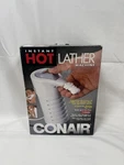 Conair Instant Hot Lather Machine Shaving Cream Dispenser White Model HLM10R. Fixed Price $129.95.