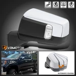 Left Driver Side Fits 2019-2026 Gmc Sierra 1500 Chrome Power Fold Mirror+puddle. Fixed Price $158.38.