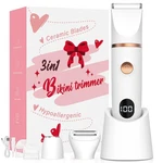 Crolanli Bikini Trimmer For Women, 3-IN-1 Electric Razors IPX7 Waterp. Fixed Price $55.31.