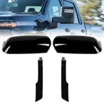 Glossy Black Towing Top+side Clip-on Mirror Covers Replace For 2020 2021.... Fixed Price $76.99.