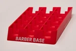 Barber Base - Red (huge 15 Slot Clipper Blade Organizer With Ez Access). Fixed Price $12.99.
