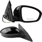 Dasbecan Passenger Side Mirror Compatible With RIGHT-3PINS: Non-heated, Black. Fixed Price $79.22.
