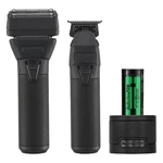 Babyliss Pro Fxone Matte Black Trimmer & Double Foil Shaver FX1FSTMBPK. Fixed Price $219.99.