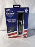 Barbasol Rechargeable Beard Trimmer Built Adjustable Settings Mens Stainless. Fixed Price $12.00.
