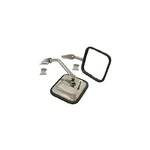 Rugged Ridge 11005.01 Stainless Steel Side Mirror Kit - Fits Jeep CJ5, CJ6, CJ7. Fixed Price $98.83.