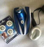Philips Norelco Cool Skin Rechargeable Electric Shaver 7735X New Blades. Fixed Price $225.00.