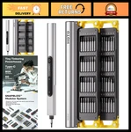 Hoto Electric Precision Screwdriver 56 Bits 3 Torque Settings Led Light. Fixed Price $135.99.