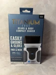 Brand New Titanium Edge Beard & Body Compact Shaver Cordless Pop-up Trimmer. Fixed Price $18.99.