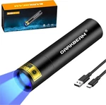 Darkbeam Uv Black Flashlight Mini 365NM - Rechargeable Usb Strong. Fixed Price $18.59.