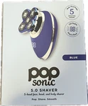 New Pop Sonic 5.0 (5-HEAD Face, Head, And Body Shaver) Led Display Blue. Fixed Price $39.95.