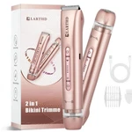 Larthd 2 1 Women Electric Shaver Dual Head Bikini Trimmer For Pink. Fixed Price $16.76.