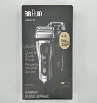 Braun Series 8517S Smart Wet Dry Mens Cordless Electric Shaver With Trimmer. Fixed Price $120.00.