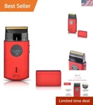Uno Cordless Foil Shaver, Mini Travel Size, Portable, Gold Titanium Premium Head. Fixed Price $149.88.