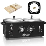 Professional Hair Removal Kit - Wax Warmer Machine With Double Pot, Large Cap.... Fixed Price $79.30.