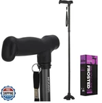 Moodic Walking Cane For Women, Extended Handle; Solid Base; Foldable;. Fixed Price $20.00.