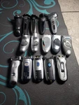 Lot Of 15 Electric Shavers: Remington, Braun, And Philips, Panasonic (untested). Fixed Price $180.00.