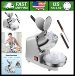 Vivohome Electric Ice Crusher Shaver Snow Cone Maker Silver With Pick. Fixed Price $121.99.