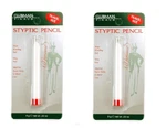 2-PACK Clubman Pinaud Styptic Pencil Shaving Cut Stick Stop Bleeding Travel Size. Fixed Price $9.95.