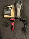 Panasonic ARC5 ES-ALV6H Men's Electric Shaver Rechargeable Red. Fixed Price $150.00.