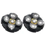 Microtouch Titanium Shaver Replacement Heads 2 Pack Bald Grooming. Fixed Price $51.99.