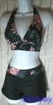 Zando Women's Halter Swimsuit Athletic Push Up Bikini Boyshorts Sporty. Fixed Price $23.99.