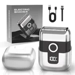 Electric Foil Shavers For Men: Mini Razor, Face, Ipx.... Fixed Price $35.28.