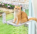 Zoratoo Cordless & Foldable Cat Window Perch With Metal Frame. Fixed Price $13.89.
