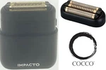 Cocco Impacto Shaver, Wet & Dry Use Gold Foil Triple Blade 90 Min Run Time Black. Fixed Price $79.95.