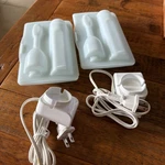 Set Of 2 Travel Hard Cases & Chargers For Philips Sonicare Toothbrush No. Fixed Price $15.99.