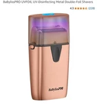 Babylisspro FXLFS2RG Uvfoil Double-foil Shaver Limited Edition Metal Housing New. Fixed Price $140.00.