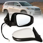 Lqito Passenger Side Mirror Fits 2014-2019 Toyota 6PINS-RIGHT, White. Fixed Price $79.22.
