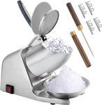 Electric Ice Shaver Hine, 226 Lbs/h & 4-BLADE, 300W Crusher For. Fixed Price $94.49.