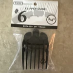 Wahl Attachment Comb, #6 3/4" Model #WA-3174-001. Fixed Price $5.00.