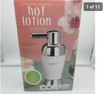 Conair Chrome And White Design Hot Lotion Dispenser HLD31W New In Box. Fixed Price $37.49.
