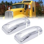 Chrome Door Mirror Covers Pair Fit For Kenworth T660 Side Compa.... Fixed Price $127.72.