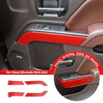 Inner Door Handle Cover Trim Strips Red For Chevy Silverado/gmc Sierra 2014-2018. Fixed Price $32.99.