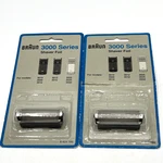 Vintage Braun 3000 Series Shaver Foil Replacement 2 Packs. Fixed Price $24.99.