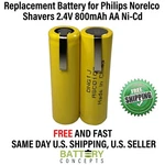 Remington Electric Shaver Replacement Rechargeable Battery 2.4V 800MAH Aa Nicd. Fixed Price $14.99.