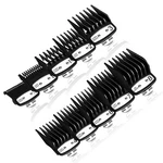 Professional For Wahl Clipper Guards Set, 10 Pcs Coded Cutting Pack Black Usa. Fixed Price $18.70.