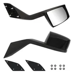Leavan Black Hood Mirrors Assembly Fit For 2000-2015 Volvo Vnl Pair Of Heavy .... Fixed Price $123.23.