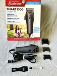 Sunbeam Smart Dog Clipper Grooming Kit With 4 Guide Combs Great Condition. Fixed Price $15.96.