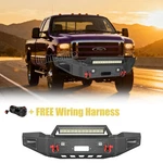 Cen Steel Front Bumper 1999-2004 Ford F250/F350/F450 With Lights & D-ring. Fixed Price $809.95.