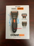 Conair Man Hair Beard Compact Battery Wet/dry Twin Foil Blades Travel Shaver. Fixed Price $19.95.