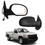 Dasbecan Right Side Mirror Compatible With 2007-2013 R-9PIN, Black Texture. Fixed Price $93.34.