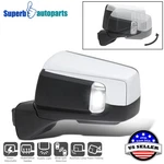 For 2019-2026 Gmc Serria 1500 Left Driver Side Chrome Power Fold Mirror Heat/bsm. Fixed Price $158.98.